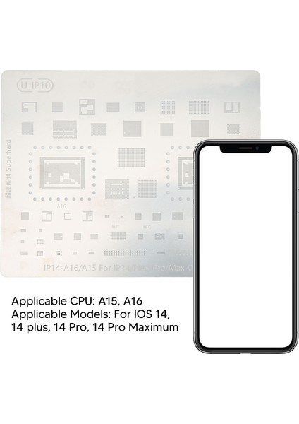 Bga Reball Şablonu, Taşınabilir Bga Reball Şablonu 14 Plus Için 0,12 mm Aralık (Yurt Dışından) fırsatları