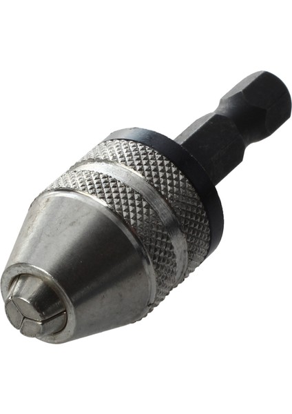 2x + Siyah 6mm Anahtarsız Matkap Ucu Chuck Hızlı Değişim Adaptörü Dönüştürücü Hex Shank (Yurt Dışından)