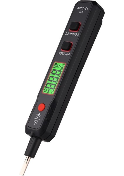 El Feneri ile Elektrik Test Cihazı Kalem Ac 12-300 V Gerilim Ölçer Elektrikli Kalem Voltmetre (Yurt Dışından) fiyatları