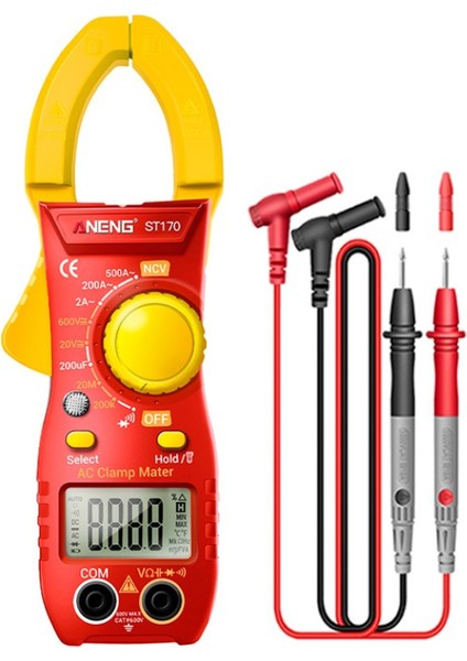 Aneng ST170 Kelepçe Multimetre Dijital Gerilim Test Cihazı 0 ~ 600V Arkadan Aydınlatmalı Ekran (Yurt Dışından) fiyatları