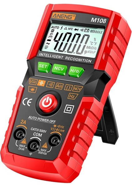 Dijital Akıllı Multimetre Transistör Test Cihazı 4000 Sayım Otomatik Ac/dc Akım Gerilim Test Cihazı (Pil Yok) (Yurt Dışından) fiyatları