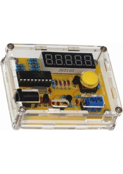 Dıy Metre Frekans Sayacı Test Cihazı 1Hz-50MHz Dijital Kristal Sayaç Metre Osilatör Test Cihazı Şeffaf Kılıf ile (Yurt Dışından) fiyatları