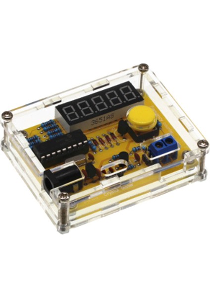 Dıy Metre Frekans Sayacı Test Cihazı 1Hz-50MHz Dijital Kristal Sayaç Metre Osilatör Test Cihazı Şeffaf Kılıf ile (Yurt Dışından) fırsatları