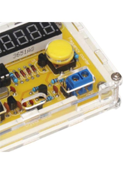 Dıy Metre Frekans Sayacı Test Cihazı 1Hz-50MHz Dijital Kristal Sayaç Metre Osilatör Test Cihazı Şeffaf Kılıf ile (Yurt Dışından) indirimleri