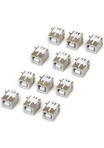 12 Adet Yedek USB Konnektör Soketi Tip B Dişi Dik Açı (Yurt Dışından) fiyatları