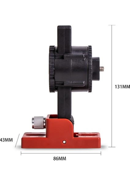 Seviye Aksesuarları-1 * Güçlü Manyetik Braket-Siyah&kırmızı (Yurt Dışından) modelleri