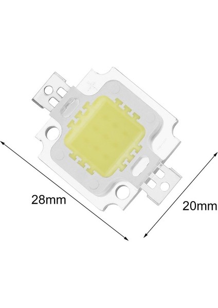Yüksek Güçlü Saf Beyaz Cob Smd LED Boncuk Çip Taşkın Işık Lamba Boncuk 10W (Yurt Dışından) fırsatları
