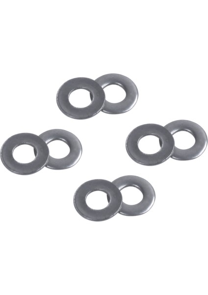 Flyeer 100 Adet M3 3 mm Metrik 304 Paslanmaz Çelik Düz Pul (Yurt Dışından)