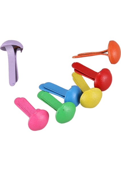 Quanbu 200 Set Mini Parisli Bağlantı Elemanları Çok Renkli Kağıt Zanaat Damgalama Scrapbooking Dıy Aracı 4.5mm (Yurt Dışından) fırsatları