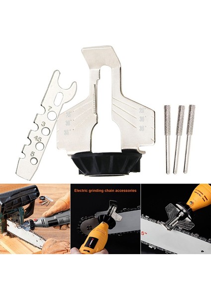 Testere Bileme Kiti Elektrikli Öğütücü Bileme Parlatma Ek Seti Testere Zinciri Aracı Matkap Döner Aksesuar Seti (Yurt Dışından) fırsatları