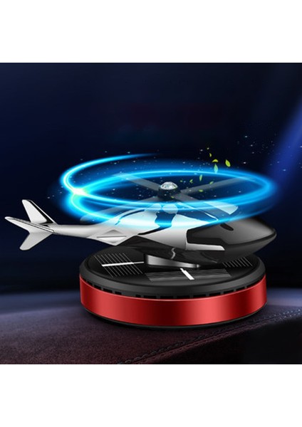 Güneş Enerjisi Helikopter Hava Spreyi Araba Dashboard Hava Jeti Koku Yaratıcı Güneş Enerjisi Uçak Difüzör Alaşımlı Düzlem Aroma (Yurt Dışından)