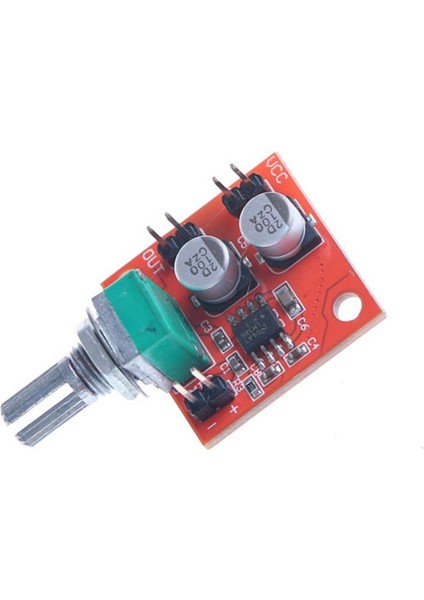LM386 Elektret Mikrofon Güç Amplifikatörü Kartı Kazanç 200 Kez Dc 3.7V-12V (Yurt Dışından)