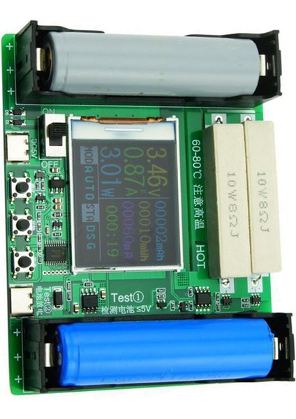 18650 Lityum Kapasiteli Dahili Direnç Test Cihazı LCD Dijital Ekran Kapasite Test Cihazı (Yurt Dışından)