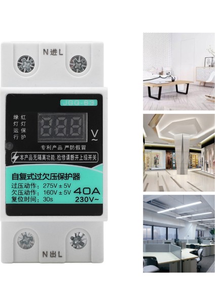 Düşük Gerilim Koruyucu, Düşük Gerilim Koruyucusu Üzerinden Kendini Sıfırlama Güvenli Dijital Ekran Ofis Için Hafif Pc Malzemesi (Yurt Dışından) indirimleri