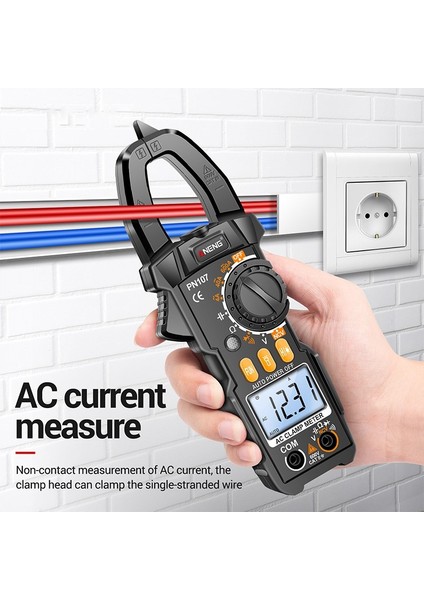 Aneng PN107 Dijital Kelepçe Akım Multimetre Arkadan Aydınlatmalı Ekran Direnç Kapasite Ölçümü Ac/dc Gerilim Ac Akım Ampermetre (Yurt Dışından) fiyatları