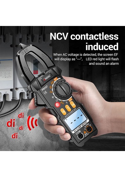 Aneng PN107 Dijital Kelepçe Akım Multimetre Arkadan Aydınlatmalı Ekran Direnç Kapasite Ölçümü Ac/dc Gerilim Ac Akım Ampermetre (Yurt Dışından) modelleri