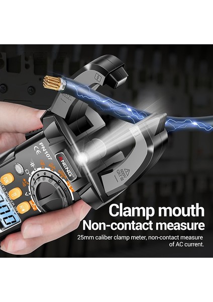 Aneng PN107 Dijital Kelepçe Akım Multimetre Arkadan Aydınlatmalı Ekran Direnç Kapasite Ölçümü Ac/dc Gerilim Ac Akım Ampermetre (Yurt Dışından) indirimleri