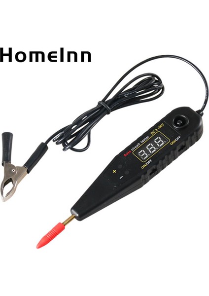 Homeınn Elektrik Test Kalemi Dijital LCD Anti Pas Elektrodevre Test Kalemi (Yurt Dışından)