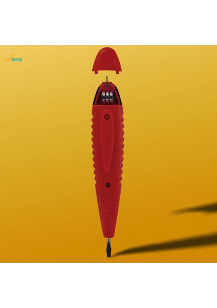 Dijital Test Cihazı Kalem Ac/dc 12-250V LCD Ekran Elektrik Aksesuarları Kırmızı (Yurt Dışından) fırsatları