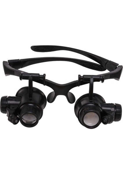 Izle Araçları Saat Onarım Aracı Kiti Kafa Giyen Büyüteç LED Işıkları ile 10X 15X 20X 25X Büyüteç Izle Onarım Büyüteç Aracı (Yurt Dışından)