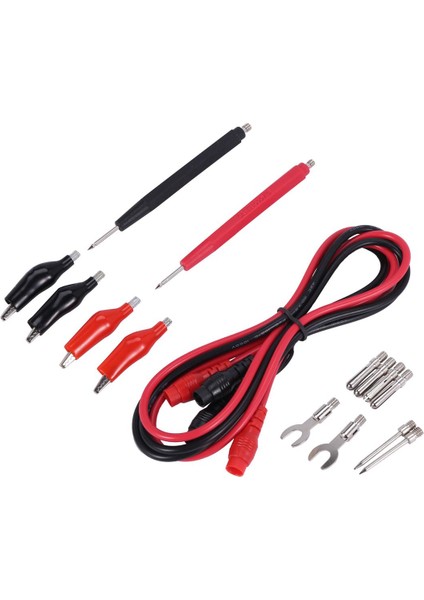 Aneng 1 Takım Test Kablosu Tel Multimetre Probu Test Kablosu Timsah Klipsi (Yurt Dışından)