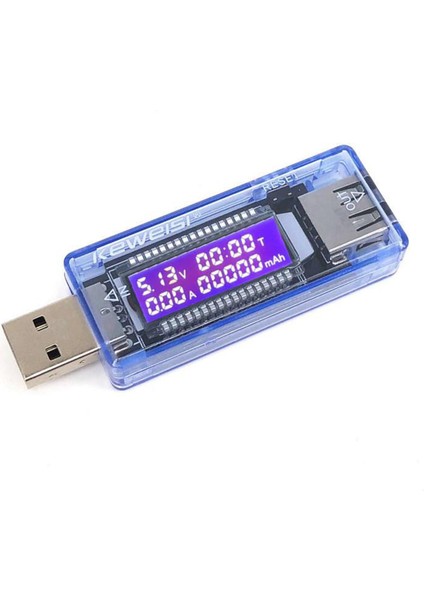 【ayak Izi】 Akım Gerilim Kapasite Test Cihazı USB Volt Akım Gerilim Doktor Şarj Cihazı Kapasite Test Cihazı Metre Güç Bankası (Yurt Dışından)