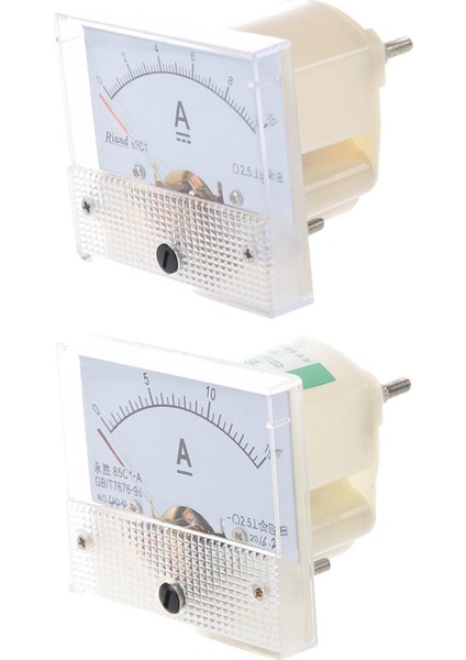 Gösterge-2 x Analog Ampermetre, Çeşitli Montaj Parçaları-Gösterildiği Gibi (Yurt Dışından)