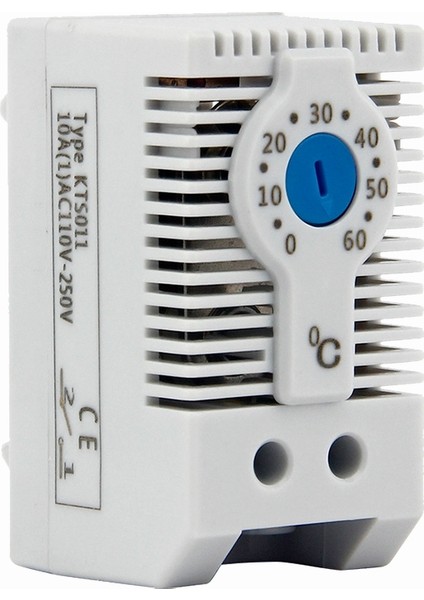 KTS011 No Normalde Açık Ayarlanabilir Mekanik Sıcaklık Kontrol Cihazı Kabin Termostatı Din Rayı, Soğutma Için Kullanılır (Yurt Dışından) fiyatları