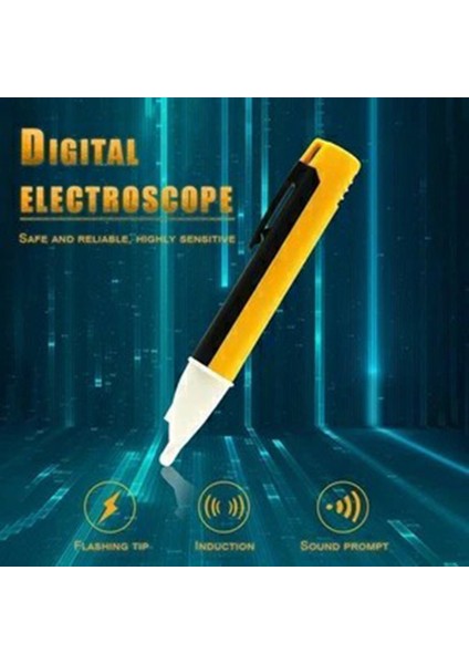 Proskit Dijital Algılamalı Temassız Elektroskop Gerilim Göstergesi Voltmetre (Yurt Dışından)