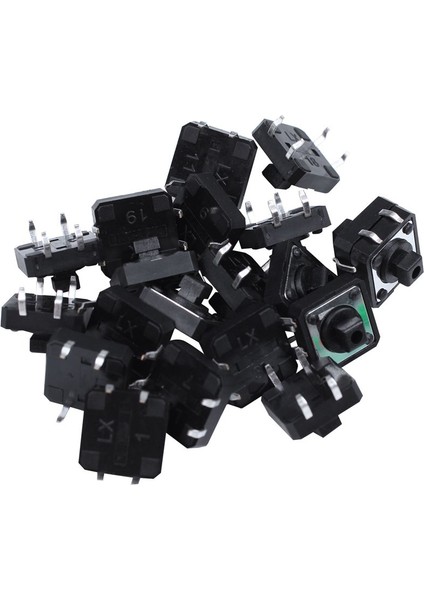 20 Adet 12MMX12MMX7.3MM 4p Dıp Montajlı Anlık Dokunsal Anahtar Kapaklı (Yurt Dışından) indirimleri