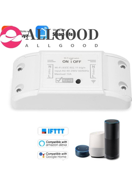 Son Tuya Akıllı Anahtar 10A/2200W Kablosuz Anahtar Zamanlayıcı App Kontrolü Akıllı Ev Ev (Yurt Dışından) fiyatları