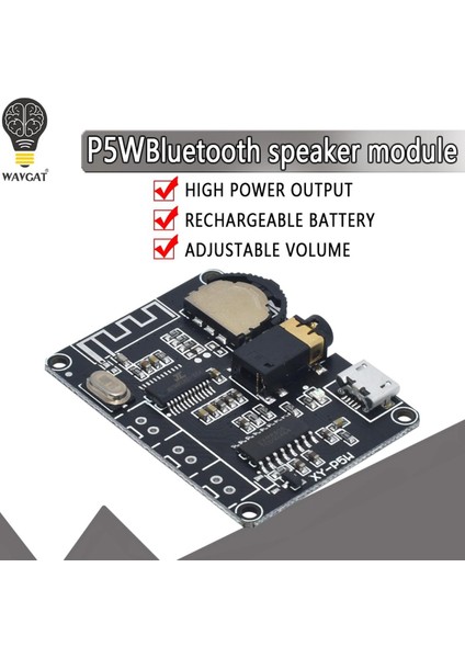 Yeni 5W + 5W PAM8406 Bluetooth 5.0 DC3.7-5V Stereo Ses Amplifikatörü Modülü XY-P5W Arduino Diy Kiti Için (Yurt Dışından)