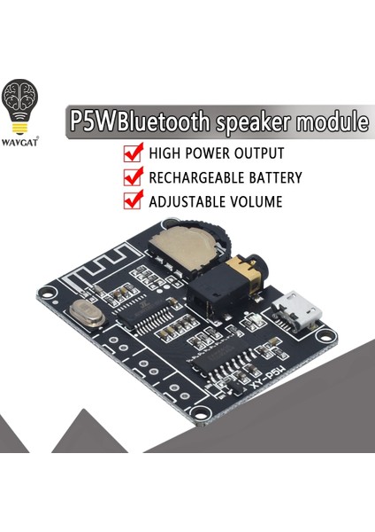 Yeni 5W + 5W PAM8406 Bluetooth 5.0 DC3.7-5V Stereo Ses Amplifikatörü Modülü XY-P5W Arduino Diy Kiti Için (Yurt Dışından)