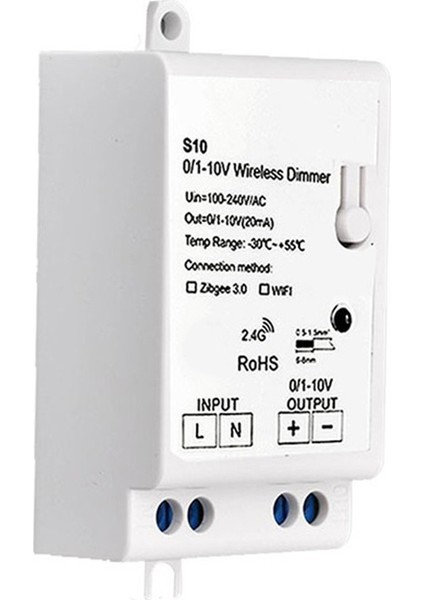 Ncanruı AC100-240V Zigbee 0/1-10V LED Işık Dimmer Denetleyici Akıllı Yaşam Tuya Kontrol Uygulaması Için 0-10V LED Kısılabilir Sürücü (Yurt Dışından)