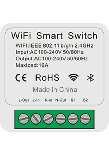Ewelink Wifi 16A Mını Akıllı Anahtar Destekli 2 Yönlü Kontrol Zamanlayıcı Kablosuz Anahtar Mart Ev Otomasyonu Alexa Google Home ile Uyumlu (Yurt Dışından) fiyatları
