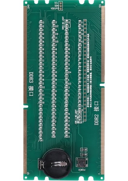 Masaüstü Anakart Tümleşik Devreleri Için Ddr2 ve Ddr3 2'si 1 Arada Aydınlatmalı Test Cihazı (Yurt Dışından)