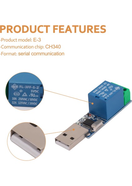 HW667 Seri Port Kontrol Rölesi/kurulu Mcu Bilgisayar USB Kontrol Anahtarı Pl Jog Kendinden Kilitlemeli (Yurt Dışından)