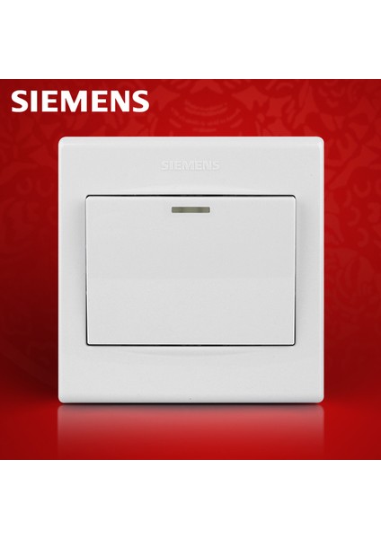 Siemens Pinyiya Beyaz Beş Delikli Bir-Iki-Üç-Dört Tek-Çift Kontrollü, Floresan Bilgisayarlı Tv Takılabilir Anahtar Priz Paneli (Yurt Dışından)