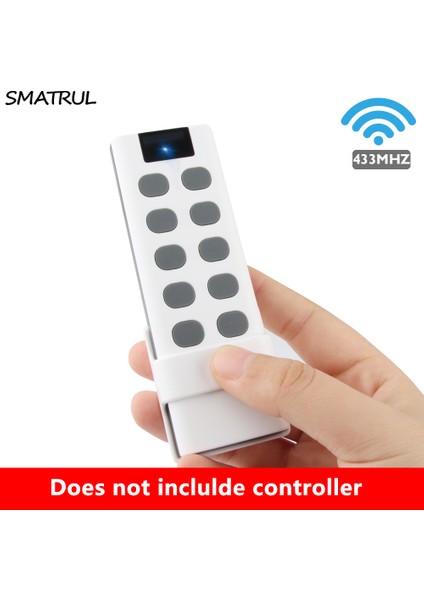 Smatrul - Kablosuz Işık Anahtarı - Mini Kesici Rf 433MHZ - 10 Tuşlu Uzaktan Kumanda - Röle Zamanlayıcı Alıcı - 16A 110V 220V (Yurt Dışından) fiyatları
