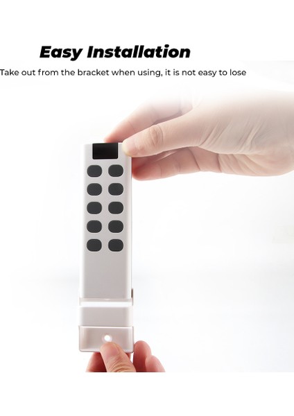 Smatrul - Kablosuz Işık Anahtarı - Mini Kesici Rf 433MHZ - 10 Tuşlu Uzaktan Kumanda - Röle Zamanlayıcı Alıcı - 16A 110V 220V (Yurt Dışından) indirimleri