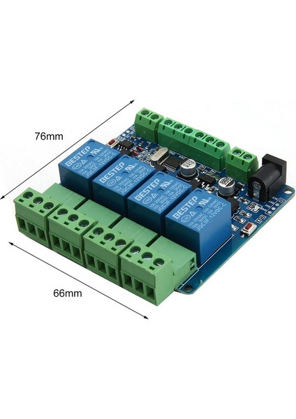 Ha Modbus Rtu 4 Kanal 12V Röle Çıkışı Devre Kartı Modülü Anahtar Girişi RS485 / Ttl-Yeşil (Yurt Dışından) fırsatları