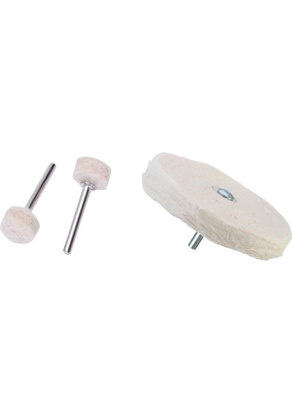 100 Adet Yün Keçe Parlatma Parlatıcı Yuvarlak Tekerlek Aracı + 2 Saplı 4 Inç 100MM Kumaş Parlatma Paspas Tekerlek Pedi (Yurt Dışından) indirimleri