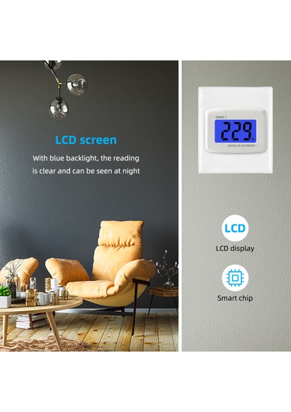 Yıeryı DM55-1 Test Cihazı Plug-In Voltmetre 110V-300V 220V Ac Dijital Voltmetre Ab Tak (Yurt Dışından) indirimleri