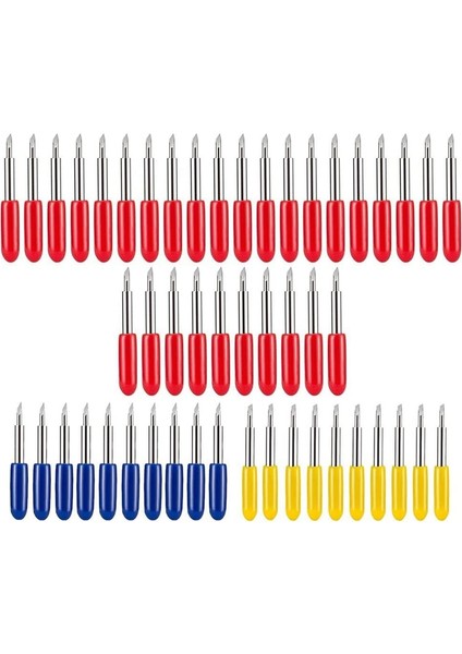 30/45/60 Derece Vinil Kesici Bıçaklar, 50 Adet Tungsten Çelik Harfler Plotter Cricut Hava/hava 2 (Yurt Dışından) modelleri