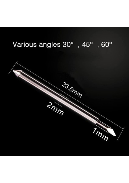 30/45/60 Derece Vinil Kesici Bıçaklar, 50 Adet Tungsten Çelik Harfler Plotter Cricut Hava/hava 2 (Yurt Dışından) fırsatları