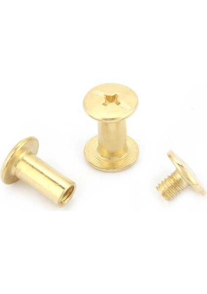 Düz Kafa Perçin 20 Adet M5 Kitap Albümü Perçinler Vida Seti Dıy Craftmaking (Yurt Dışından) modelleri