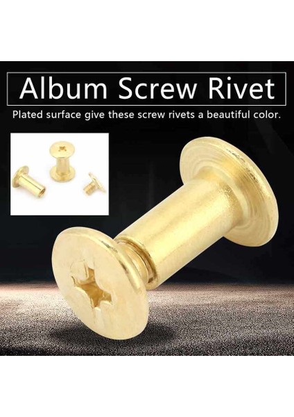 Düz Kafa Perçin 20 Adet M5 Kitap Albümü Perçinler Vida Seti Dıy Craftmaking (Yurt Dışından) indirimleri