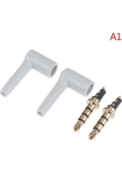 2 Adet/grup 90 Derece 3.5mm Stereo Kulaklık Fişi Jakı 3 4 Kutuplu 3.5 Altın Kaplama Karşılaşma (Yurt Dışından)