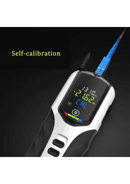 Flaş Işığı ile Yüksek Hassasiyetli Şarj Edilebilir Optik Güç Ölçer G7 Renkli LCD Ekran Fiber Optik Güç Ölçer (Yurt Dışından)