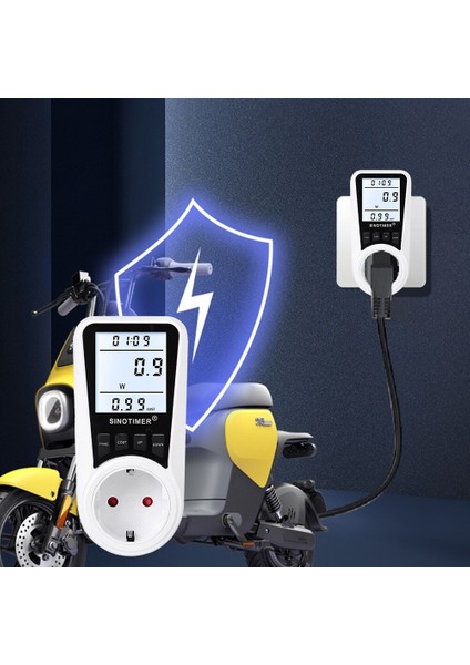 220 V Dijital LCD Güç Ölçer Wattmetre Soket Watt Kwh Enerji Ölçer Ölçüm Çıkışı Güç Analizörü (Yurt Dışından) fırsatları